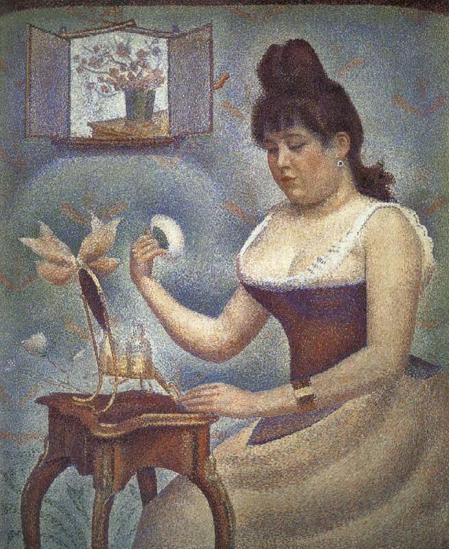Georges Seurat Young Woman Powdering Herself China oil painting art